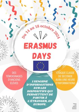 Affiche Erasmus Days